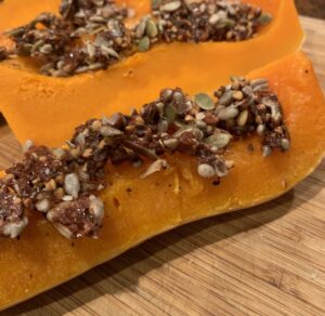 Butternut Squash with our Vegan Granola on top